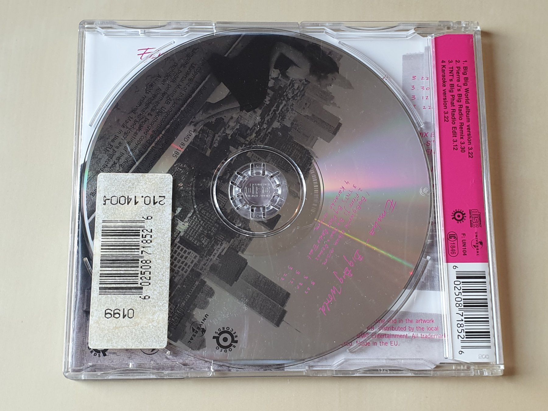 CDs: Emilia Big Big World – Gebraucht aus Stansstad von collectorsshop 1