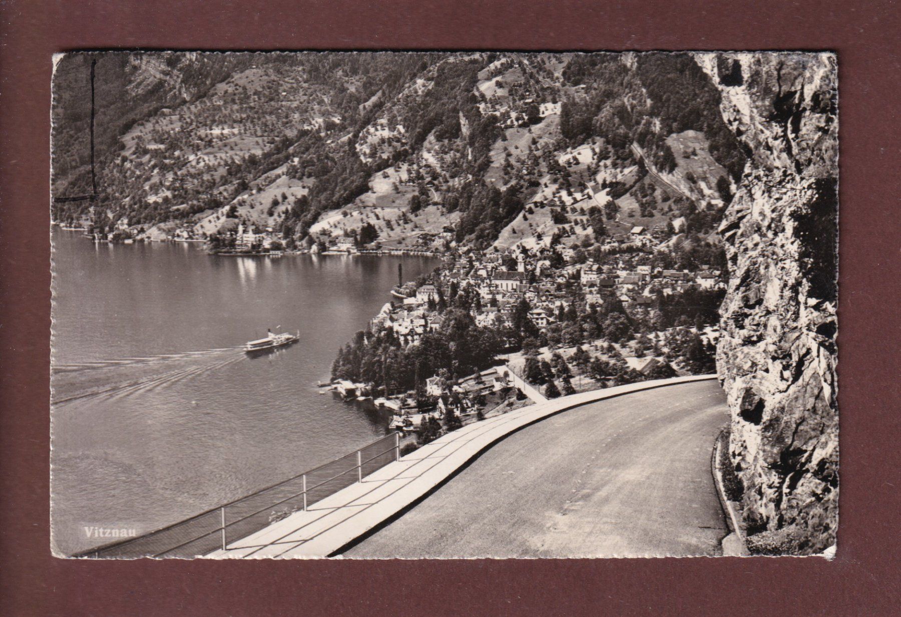 Cartoline postali: VITZNAU - 1946 – Usato da Pully venduto da nicecards