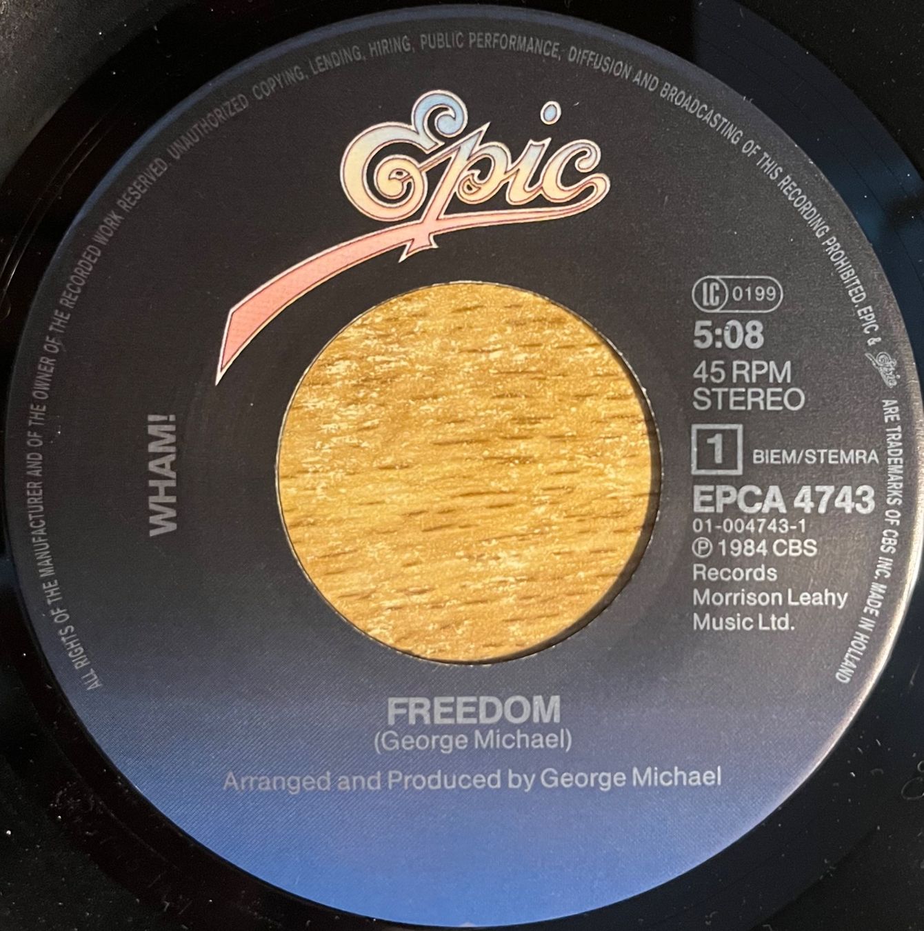 Vinyles: WHAM ! - FREEDOM – D'occasion à Bussigny par vinyl-pas-cher 2