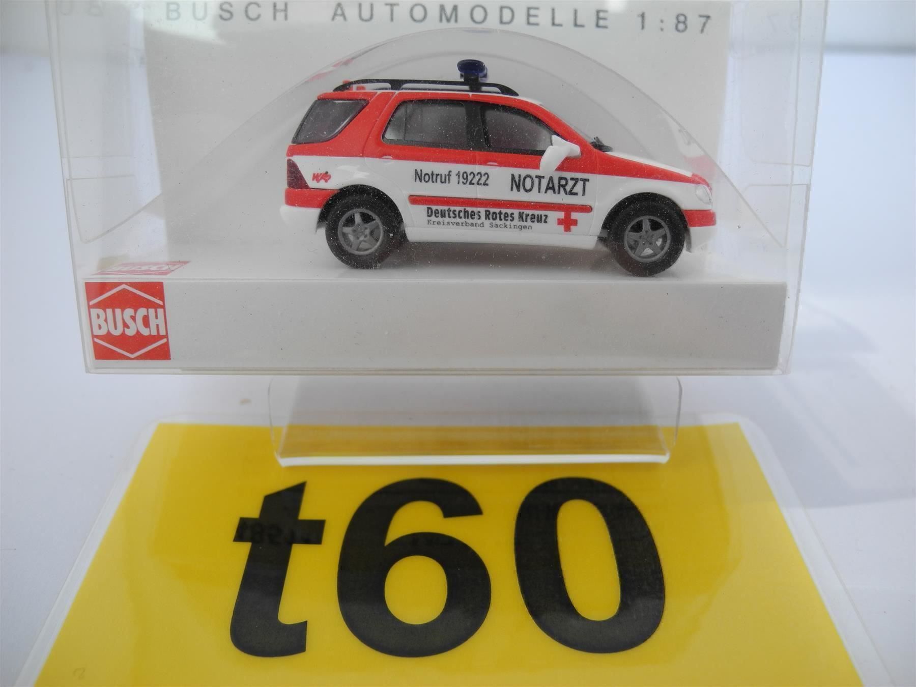 Busch Modellini d'auto: Busch 48514 "DRK Säckingen", Nr. t60 – Nuovo e nell'imballaggio originale da Kottwil venduto da Crazyrolf