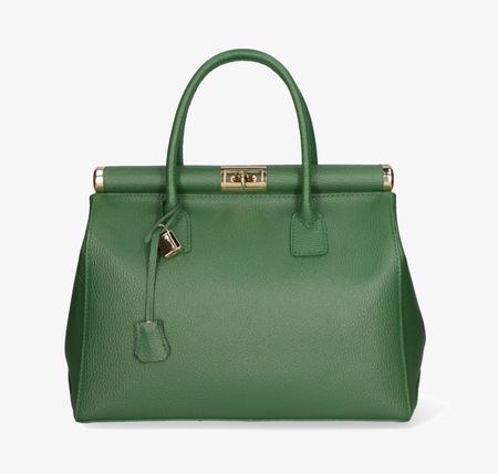Leder Tasche Grün wie Kellybag