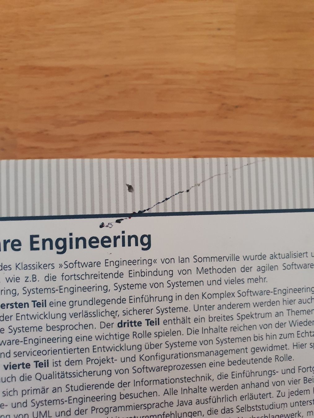Libri: Software Engineering, 10. Auflage, Ian Sommerville – Usato da Moosseedorf venduto da Sonnenschein.. 2