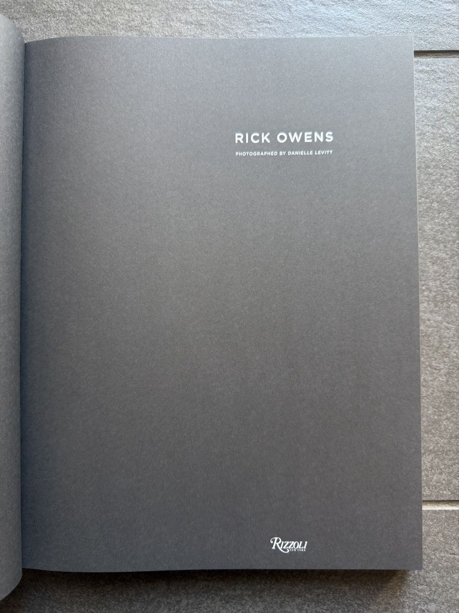Libri: Rick Owens von Danielle Levitt Rizzoli – Usato da Zürich venduto da cENS0R 2
