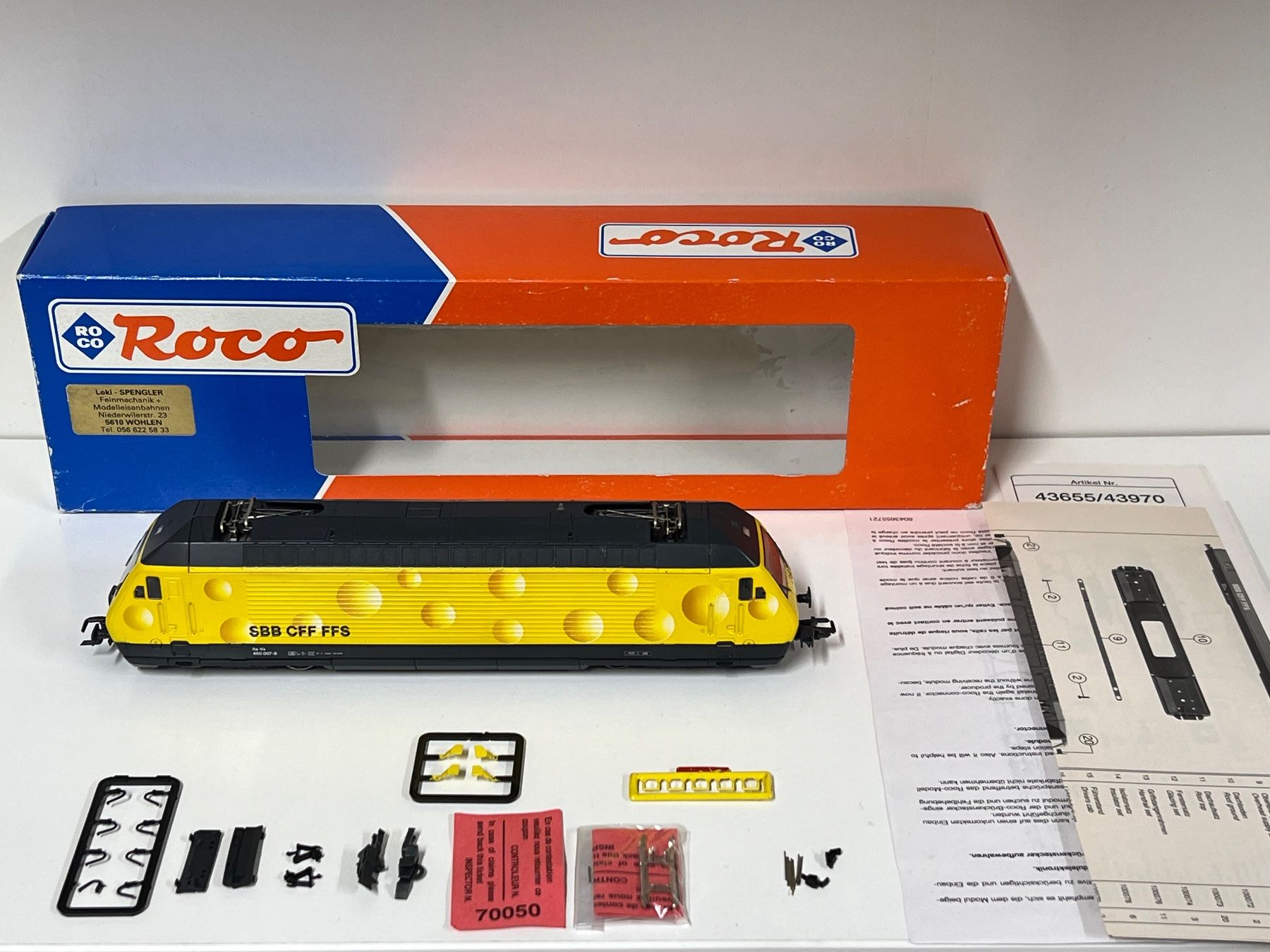 Roco Modellini di ferrovie: Staiber  CHÄS Lok  RE 460 AC H0 Digital – Usato da Geroldswil venduto da TopTrain54