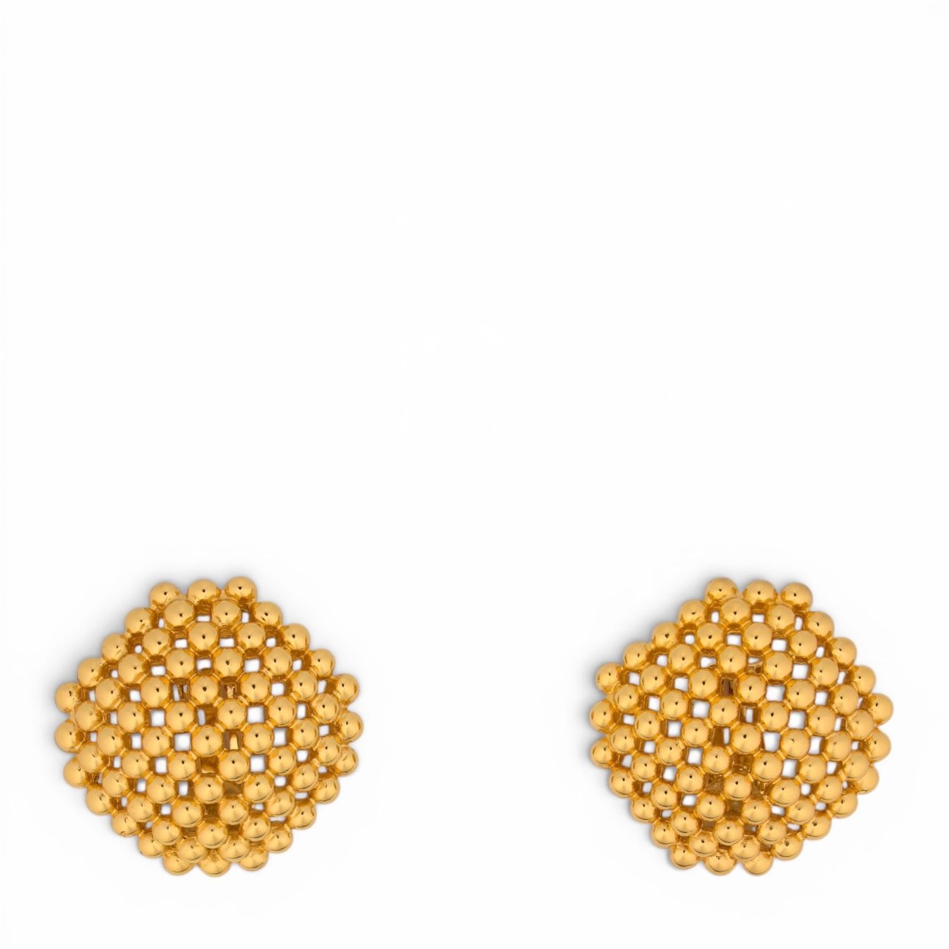 Dior Orecchini pendenti & Orecchini a lobo: Christian Dior Ohrclips rund – Usato da Binningen venduto da Designerlabels 1