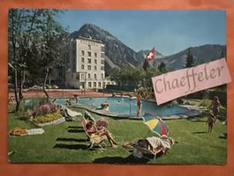 Arosa Swimming Pool Hotel Valsana 1960er Jah