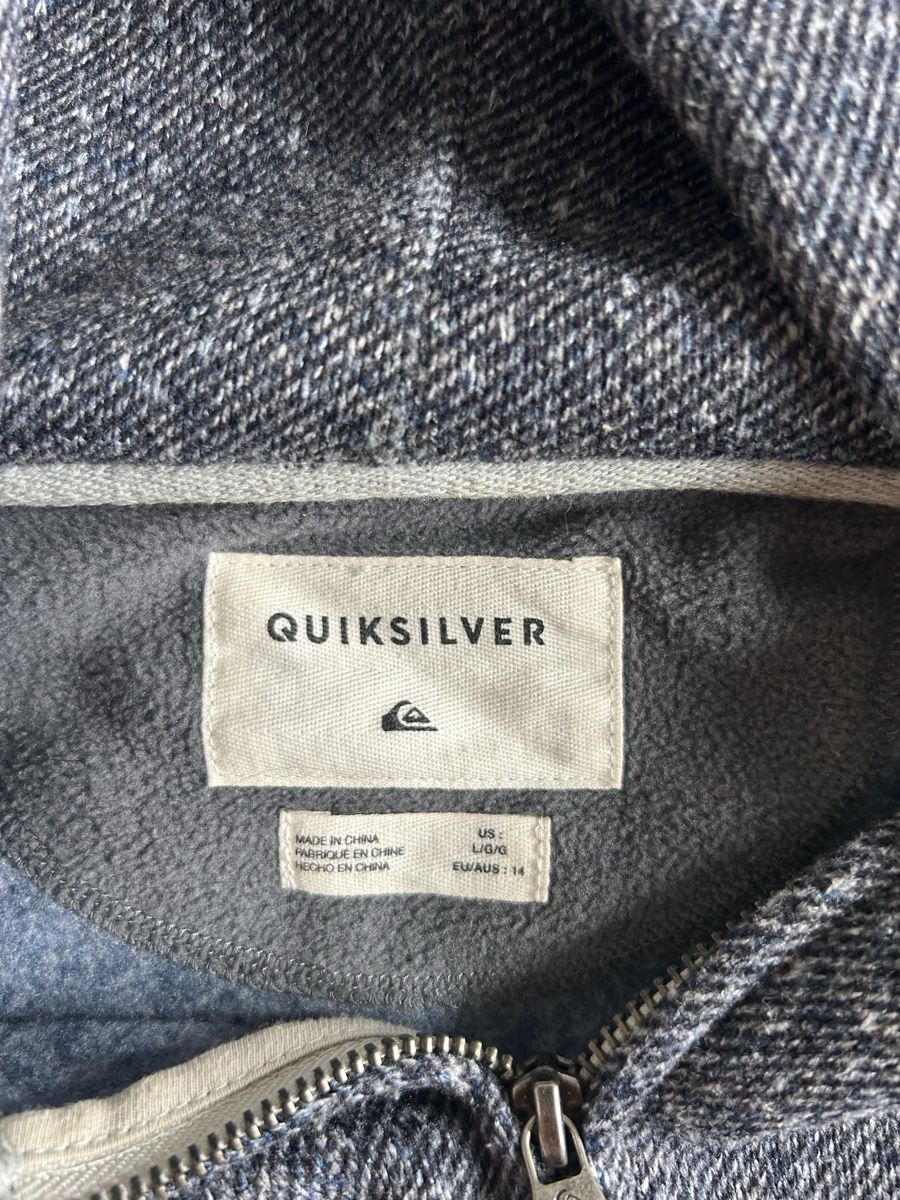 Giacche: Sweat à capuche Quiksilver gris taille 14 ans – Usato da Cugy VD venduto da pit_aless 2