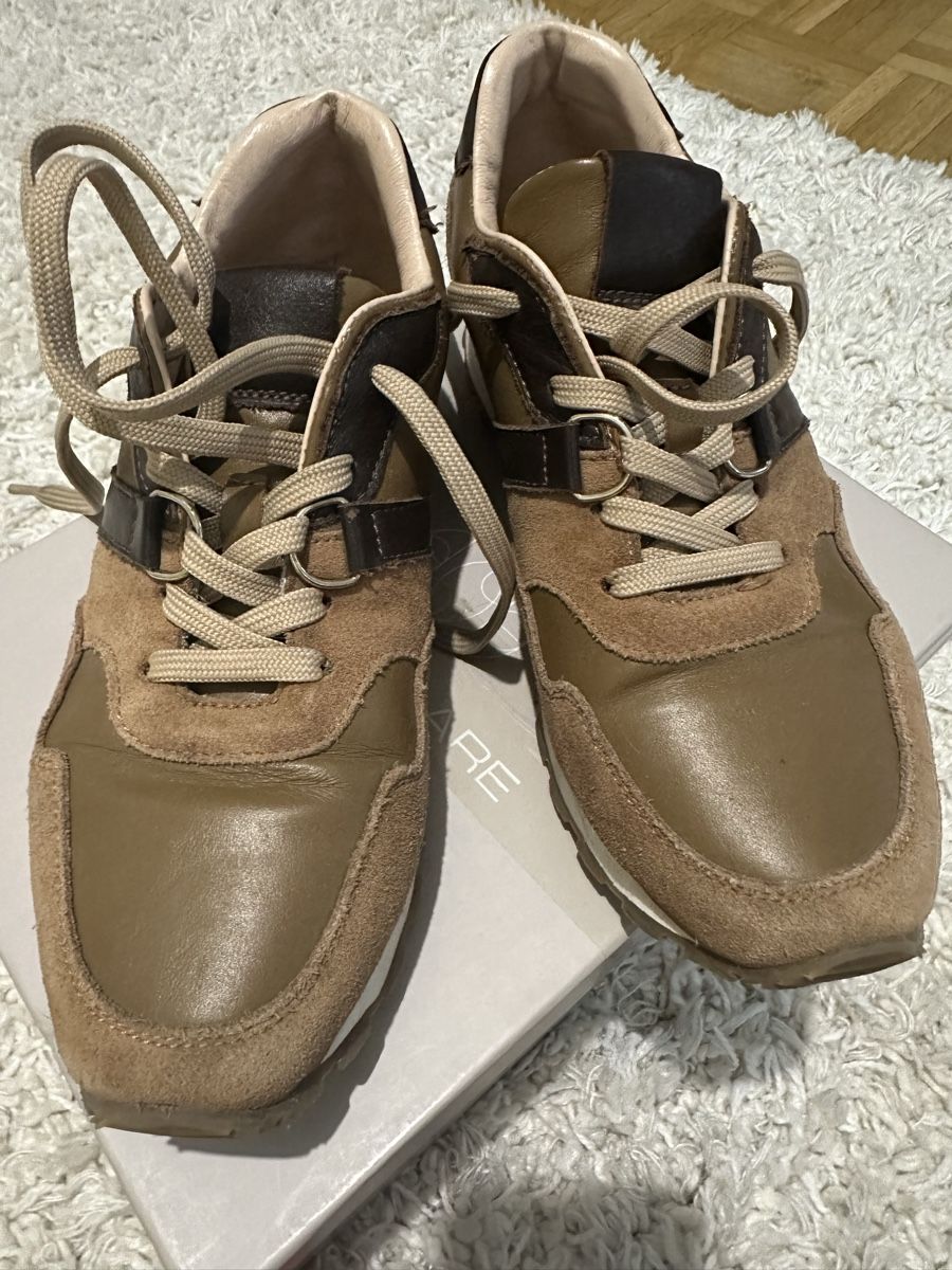 Scarpe da donna: Brown Suede Leather Sneakers Size 39 – Nuovo (secondo la descrizione) da Genève venduto da alyonavinogradova 1