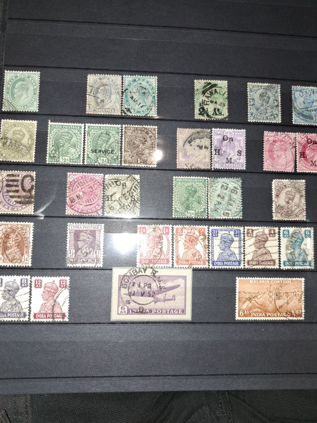 Tutti i francobolli: Briefmarken-Lot Indien / India – Usato da Glashütten venduto da Christheswiss