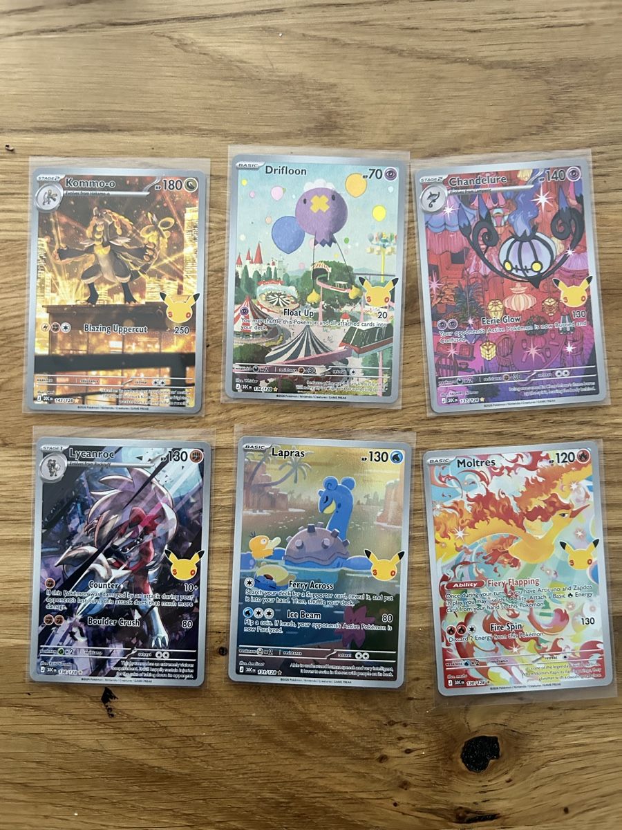 Pokémon Sammelbilder & Trading cards: Pokémon 30th 6 Karten Englisch  – Neu (gemäss Beschreibung) aus Volketswil von kri_mp95