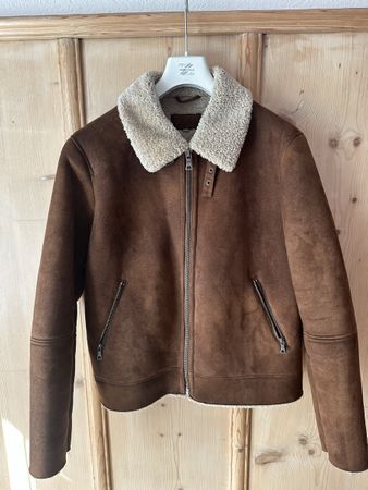 Warme Winterjacke/Pilotenjacke, Grösse L