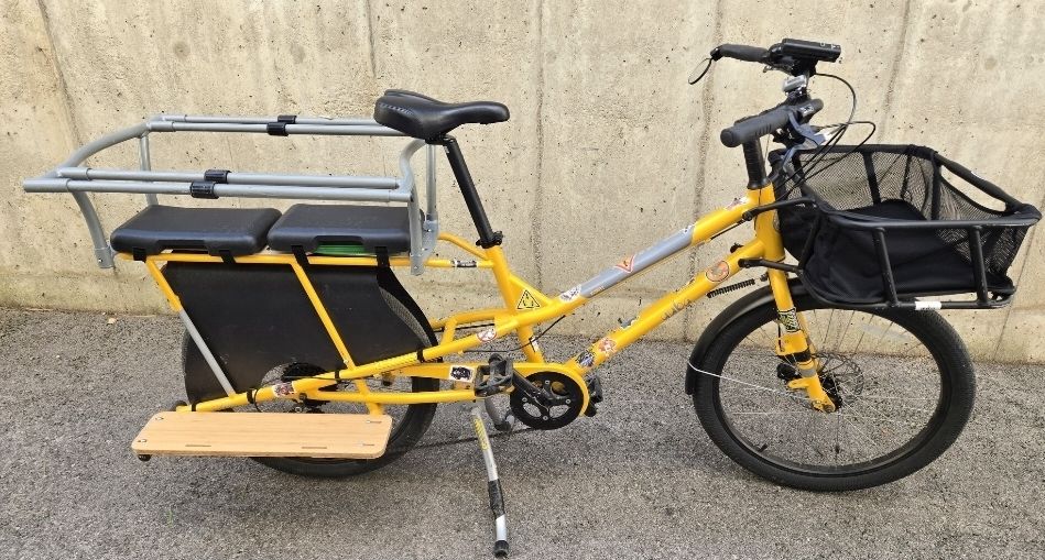 Biciclette: vélo mécanique cargo longtail Yuba Kombi – Usato da Thônex venduto da Nico4444