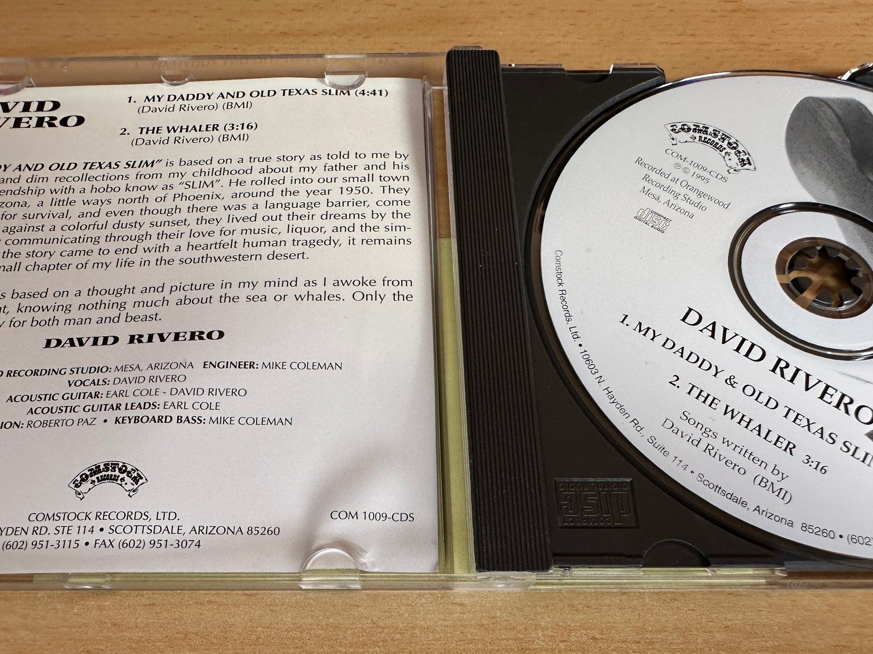 CD: David Rivero - David Rivero – Usato da Rikon im Tösstal venduto da Alpenmutz 2