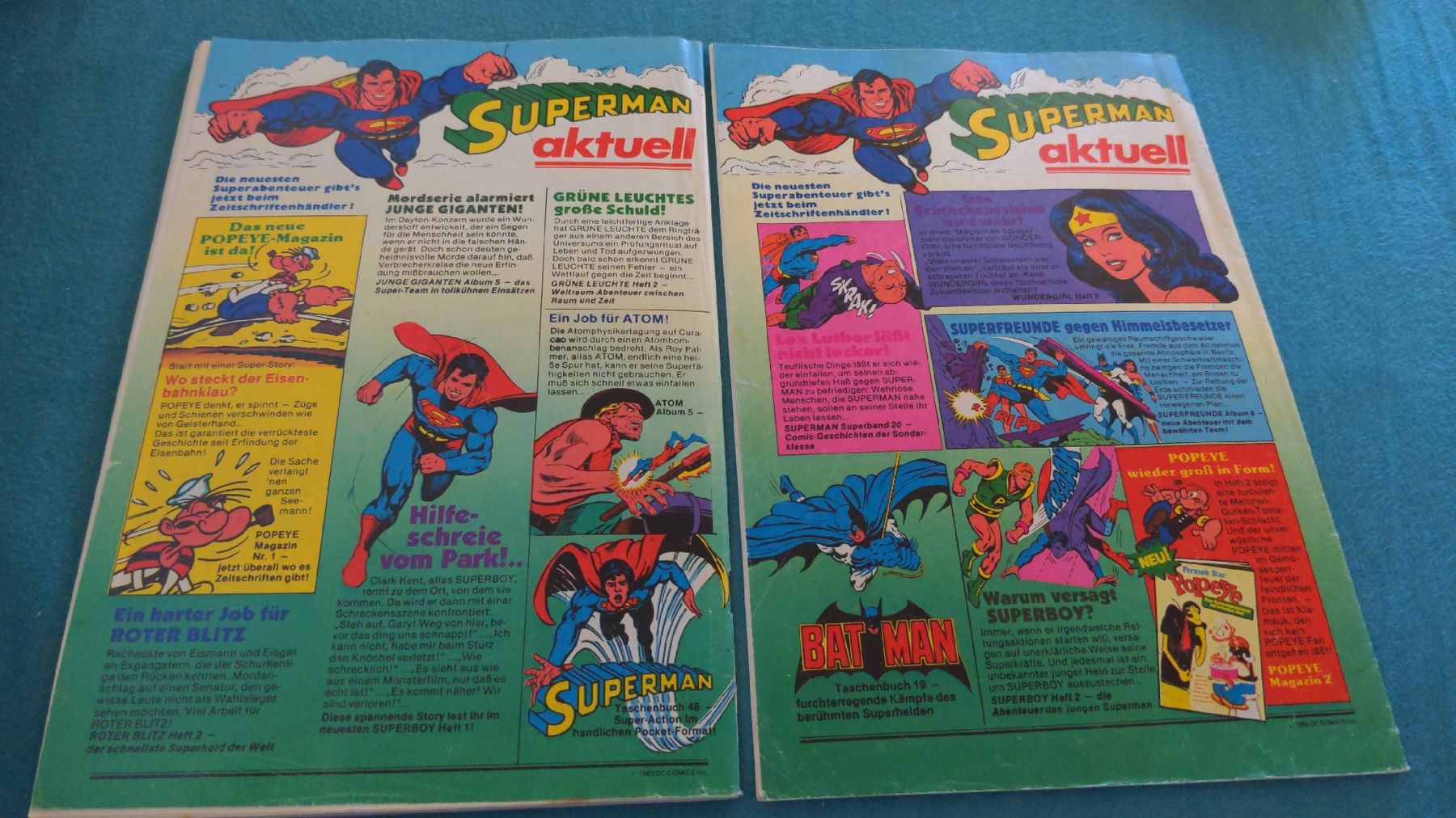 Fumetti: 2x Comic Superman Batman Nr. 3 & 4, 1983 mit Extrateil – Usato da Niederscherli venduto da Mon_Art 1