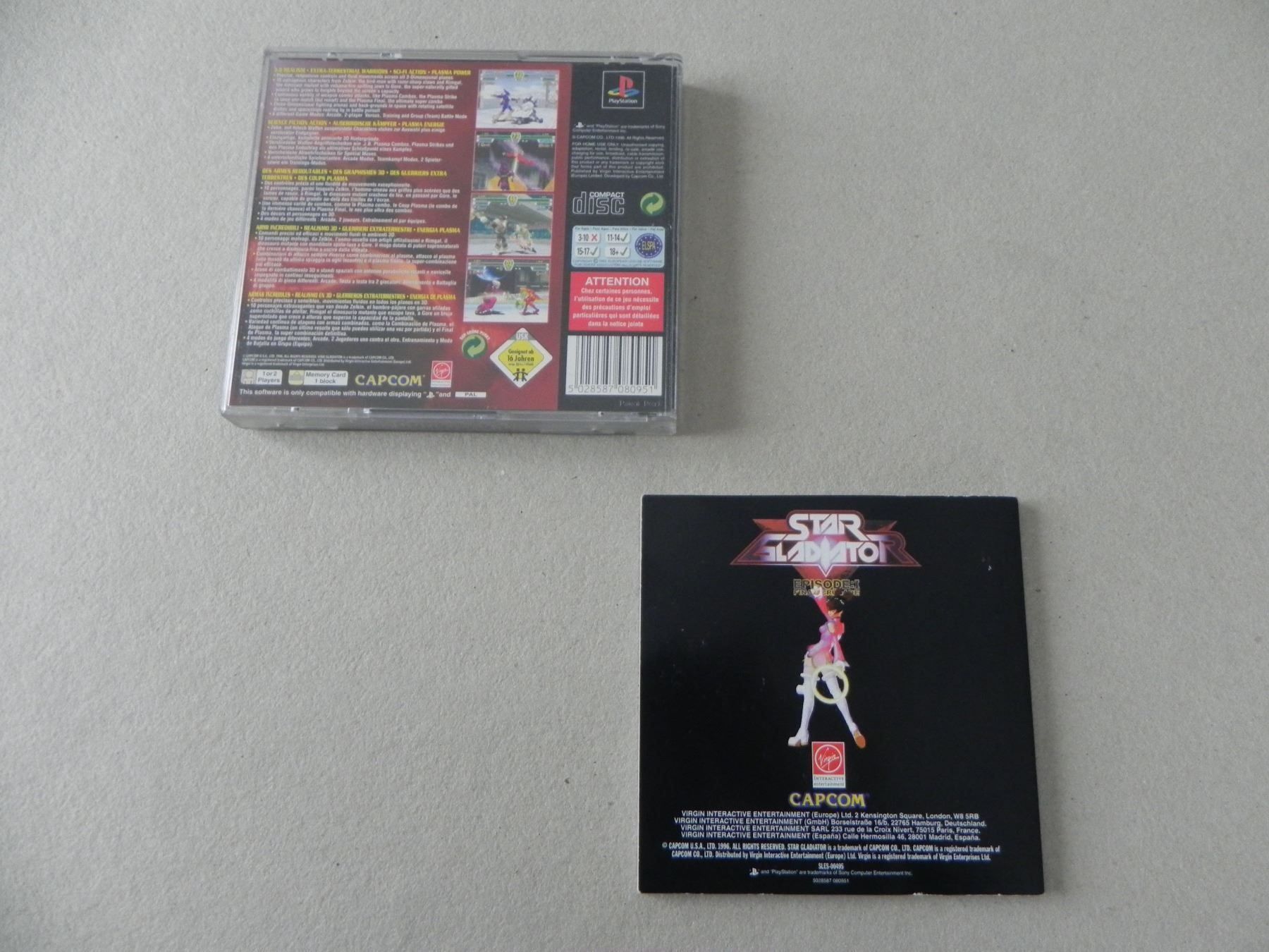 Sony Giochi: PS 1 Game Star Gladiator Episode Capcom – Usato da Siebnen venduto da krimsie 2