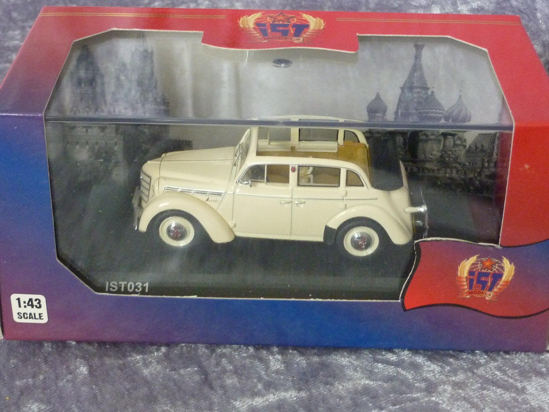 Modellini d'auto: Moskwitch 400 Convertible 1949  1:43 – Nuovo (secondo la descrizione) da Dürrenäsch venduto da modellautos4you 1