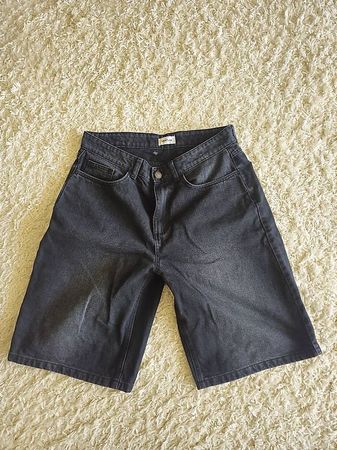 Herren Jeans Shorts YOURTURN G.M, schwarz