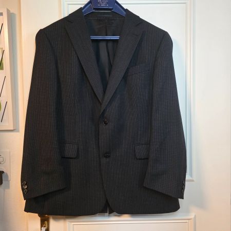 First Avenue Sakko Kurzgrösse 26 Schurwolle Schwarz Wool
