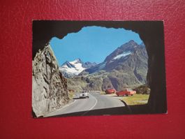 Sustenpass Alte Autos Partie bei Tunnel