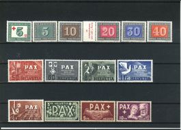 1945, Pax **, SBK 500.–, inkl. W24