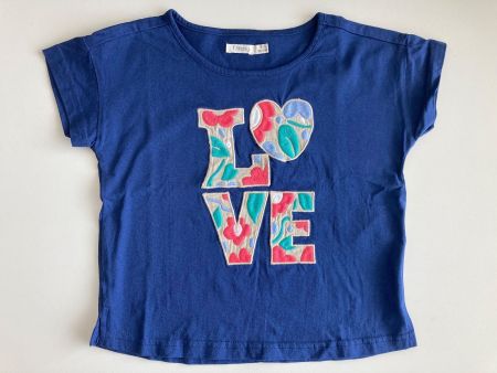 T-Shirt von Sfera mit Stickerei, Gr. 98/112 - NEU
