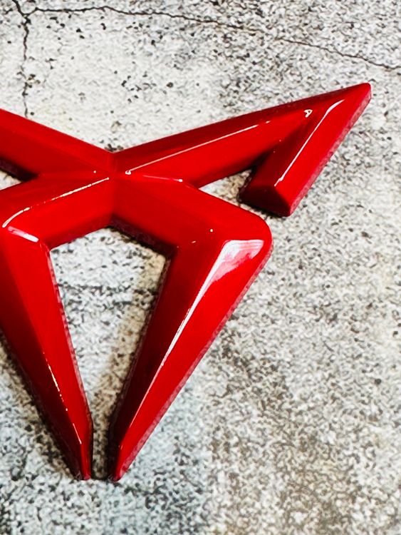 3D Star Of Life Auto Emblem - Metall Aufkleber Schwarz Fahrzeugdekoration