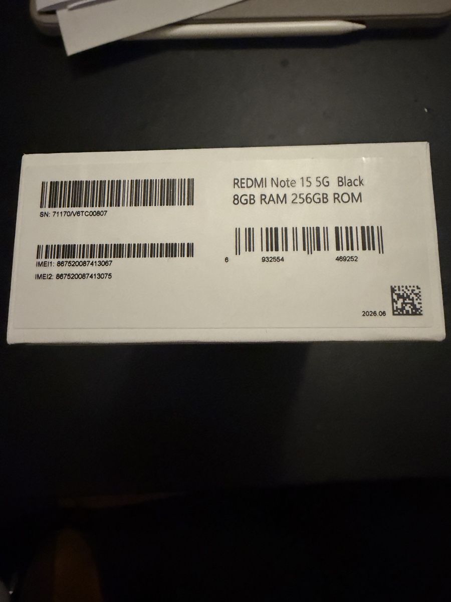 Xiaomi Handys / Smartphones: Xiaomi Redmi Note 15 5G – Neu und originalverpackt aus Zürich von sal_z7cp 2