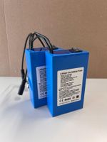 2 Stk 12V Akku 13000mAh Lithium-Ion Akku Pack mit LED Status