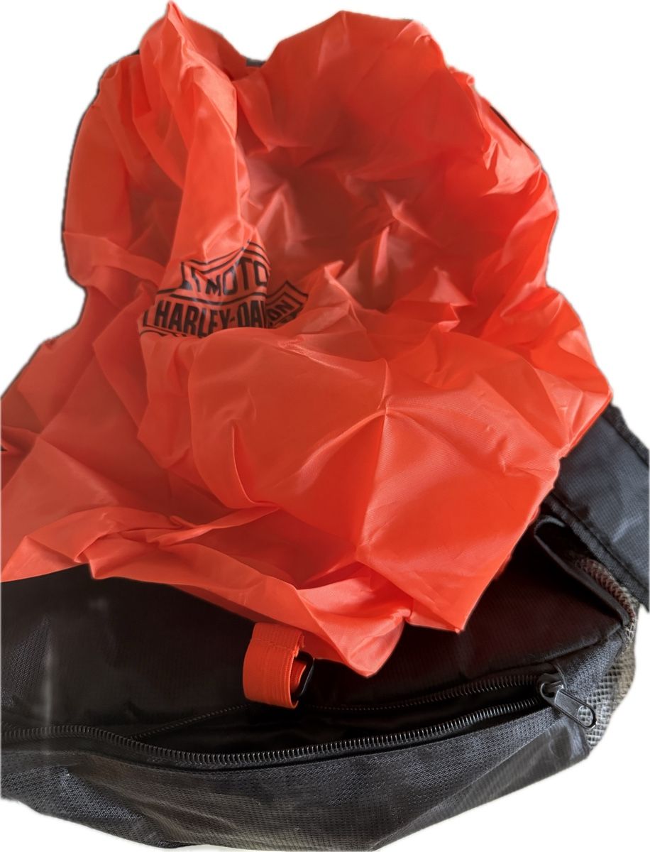 Harley-Davidson Zaini: Sac à dos Harley-Davidson noir orange – Nuovo (secondo la descrizione) da Bellevue venduto da Bernie11 2