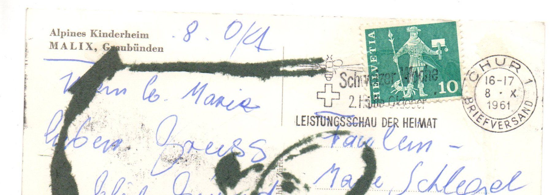 Cartes postales: MALIX Alpines Kinderheim – D'occasion à Jona par philajona 1