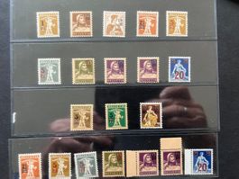 Aufbruchausgaben 1915-1930 postfrisch  (4555)