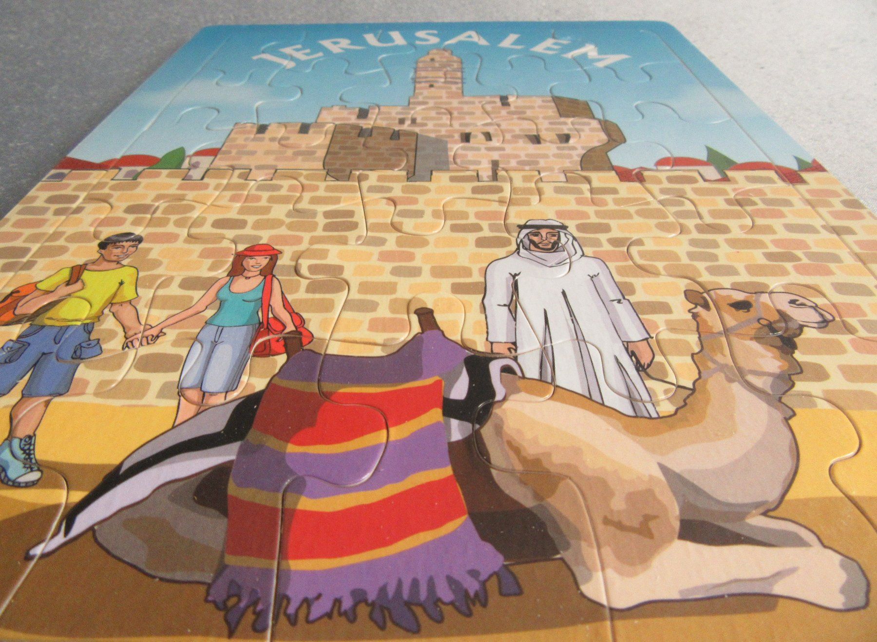 Puzzles: Puzzle Jerusalem - Holzpuzzle mit 25 Teilen – Neu und originalverpackt aus Auenstein von Padabimbim 1