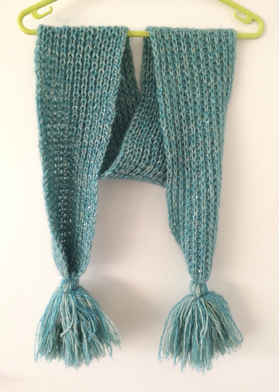 Foulard & Sciarpe: Schal mit Quasten türkis - Spendenaktion – Nuovo (secondo la descrizione) da Unterkulm venduto da Beljasch 3