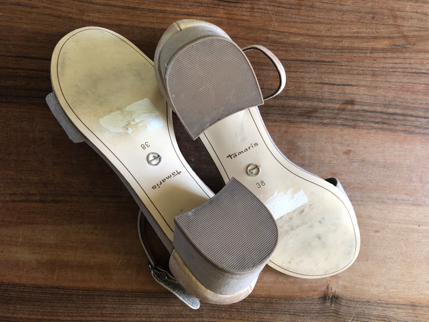Tamaris Scarpe da donna: Sandalen Grösse 38 Tamaris – Nuovo (secondo la descrizione) da Aarau venduto da arra7 2