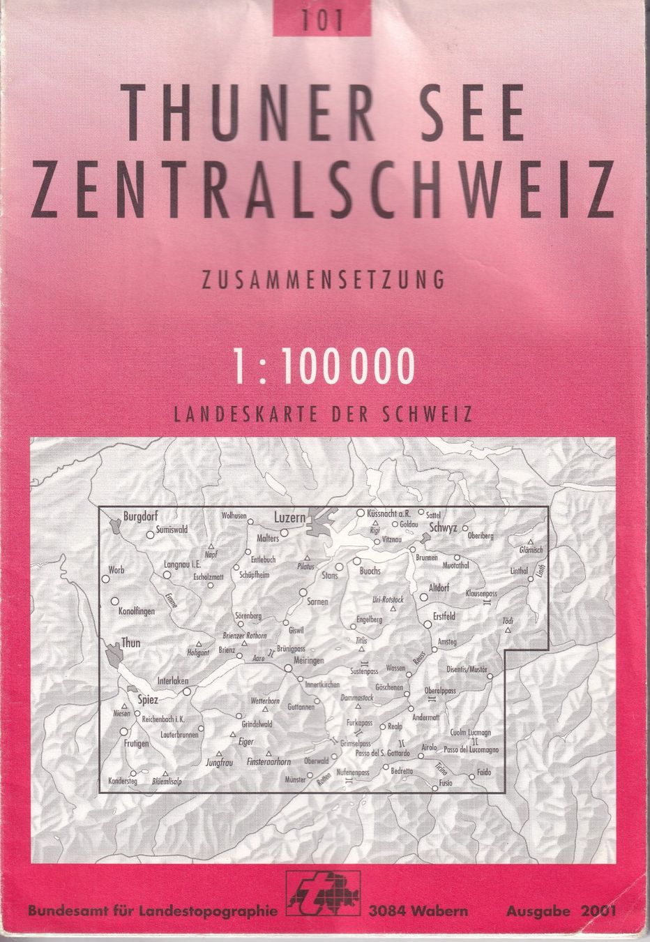 Cartoline: CarteCH - 101 - Thuner See - 100'000 - 2001 – Usato da Bern venduto da scorpionmaximus