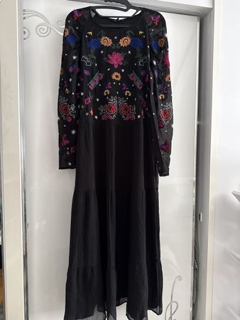 Desigual Kleid mit Stickereien Boho-Stil