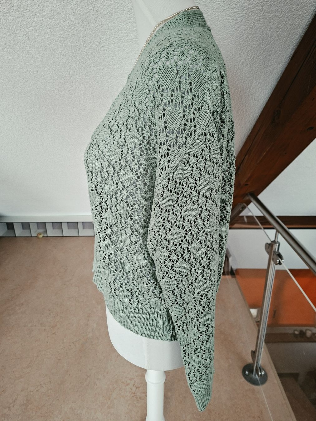 Jacken: Chicoree Strickjacke offen Strickmuster Grösse L neu – Gebraucht aus Klingnau von vollmond36 1