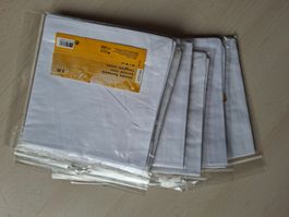 Servietten Baumwolle, weiss, 38x38cm, 8 Stk., Neu, OVP