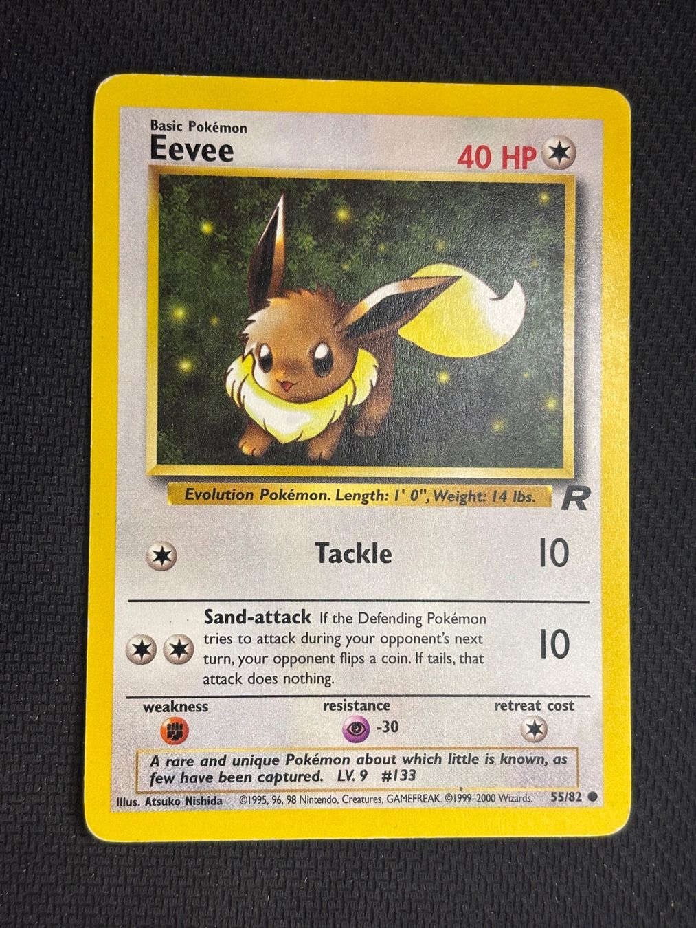 Pokémon Cartes à collectionner: Pokemon Eevee 55/82 WOTC Team Rocket EN – D'occasion à St. Gallen par KantoKarten