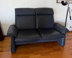 ERPO Lugano 2-Sitzer Ledersofa - Echtleder - Relaxfunktion