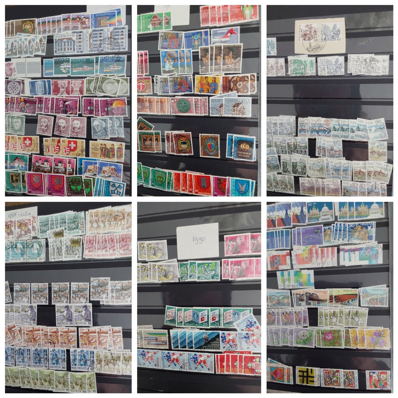 Alle Briefmarken: 2 Grosse CH Briefmarken-/Dublettenalben – Gebraucht aus Münchwilen AG von Nesar 4
