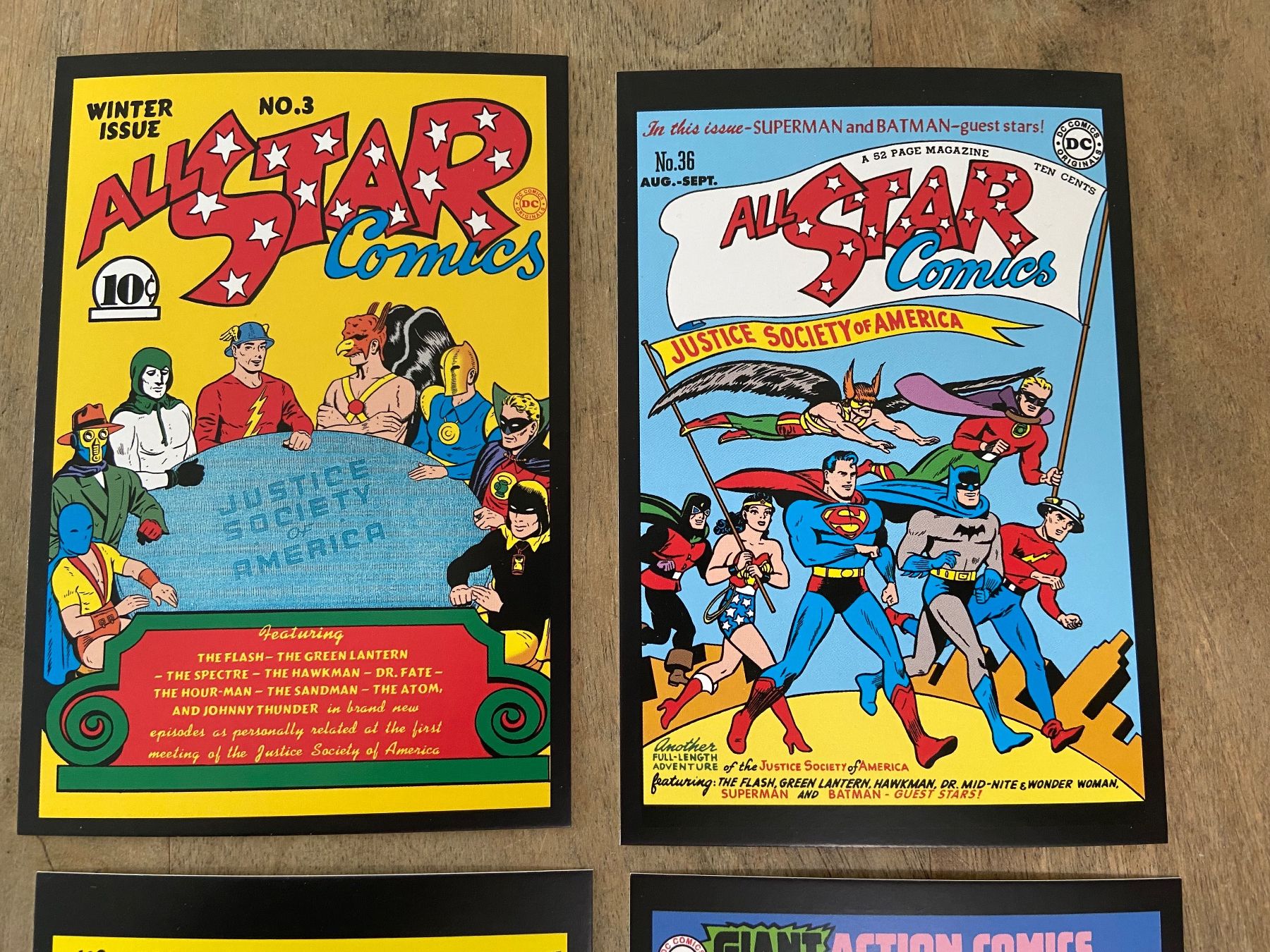 Cartoline postali: 4 Postkarten DC Comic Cover Ak neu – Nuovo (secondo la descrizione) da Luzern venduto da waterfront1 1