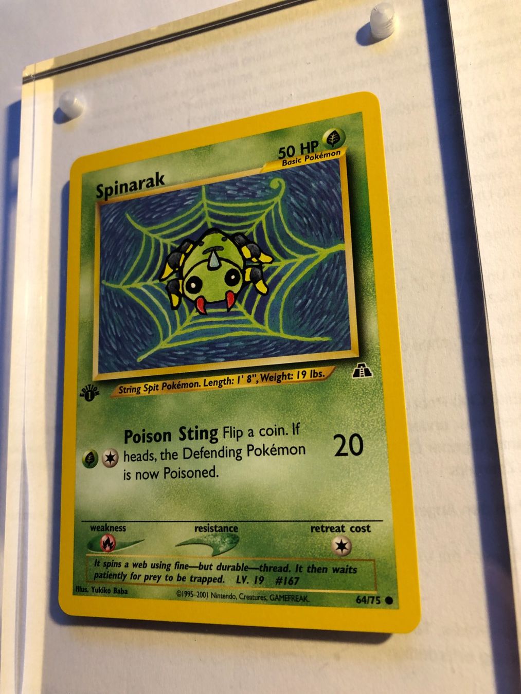 Carte collezionabili: Spinarak 1st Neo Discovery - MINT - ab 1.- – Usato da Giubiasco venduto da dan_pr8b 2