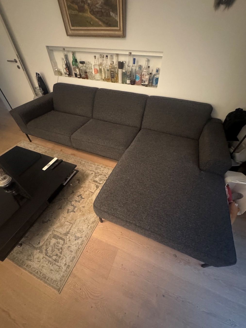 Pfister Sofas: Polstergruppe Ecksofa Pfister anthrazit – Gebraucht aus Ibach von floorandmore_schwyz