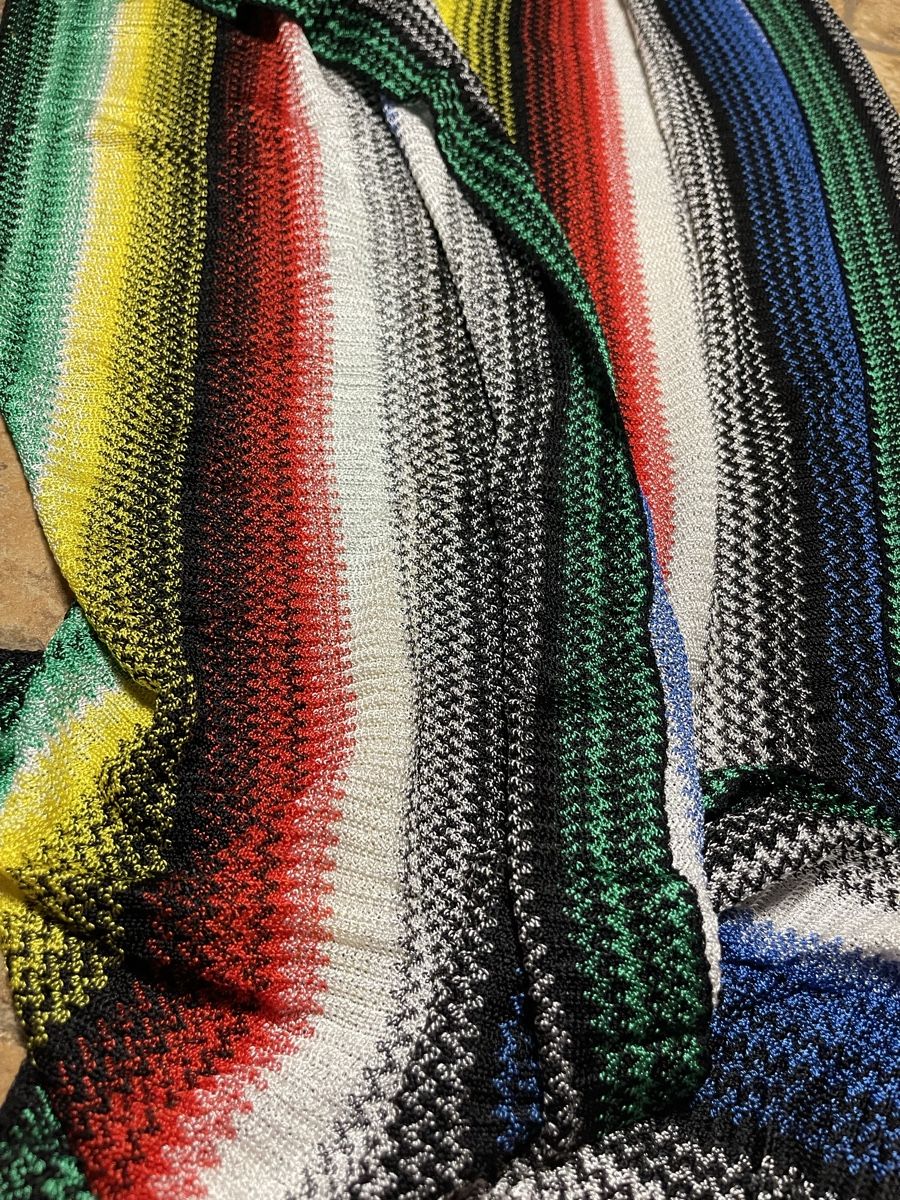 Missoni Foulard & Sciarpe: Chic Sciarpa Missoni originale,nuova -etichetta,multicolore – Nuovo e nell'imballaggio originale da Gordevio venduto da LanaZimm 7