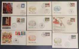 BERLIN: Ersttagsbriefe/FDCs aus 1957–1981, 3 Fotos