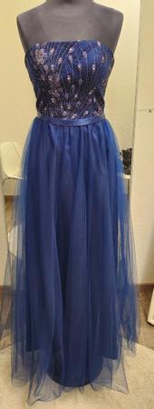 Blau kleid
