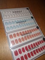 4x Doonails Press on Nails in 4 Farben - ungeöffnet