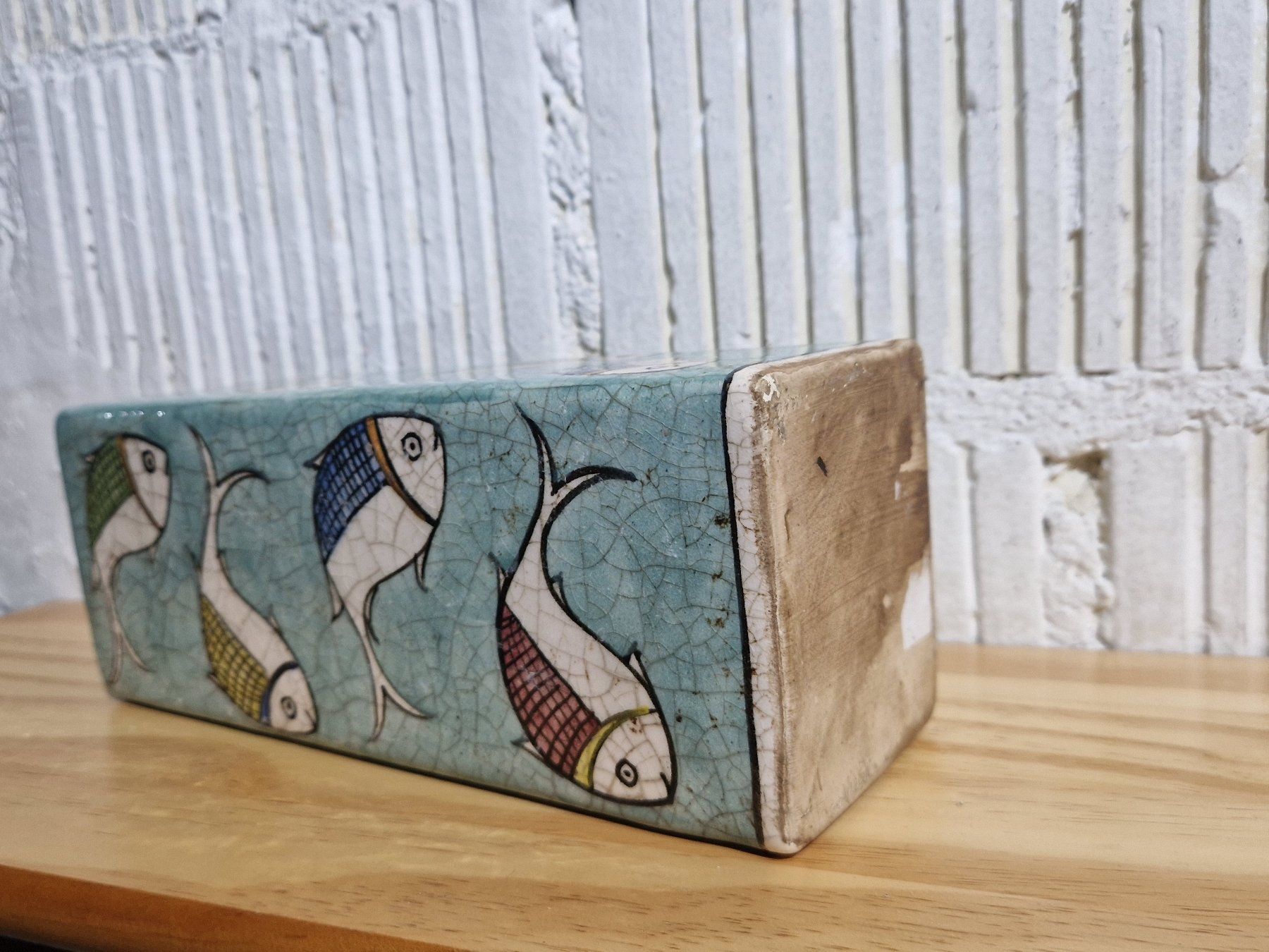 Vasen & Gefässe: Vase mit Fischen orientalsich – Gebraucht aus Seedorf BE von Stibutz 5