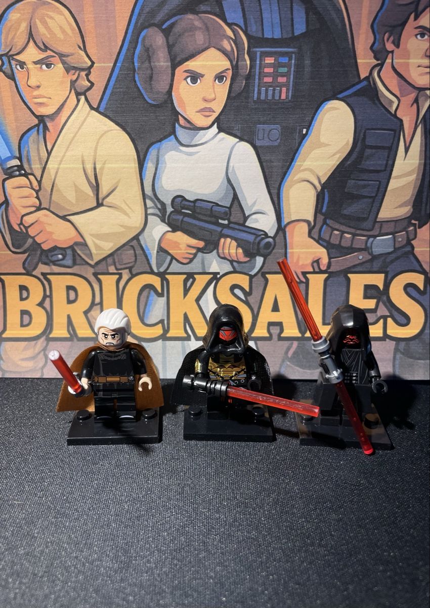 Star Wars Figuren: Star Wars Figur Count Dooku Darth Maul Revan Sith Lego-Komp. – Neu (gemäss Beschreibung) aus Zufikon von BrickSales